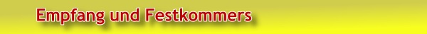 Empfang und  Festkommers